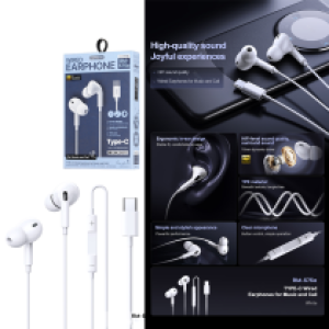 Earphone Wire TypeC Remax RM-575a - កាសប៊្លូធូសខ្សែ Remax RM-575a ឌុយ Type-C