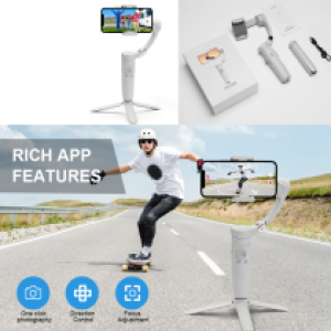 Selfie Stick Tripod Auto Stabilizer M1 - ជើងត្រៃផត ដងថត ទប់លំនឹងស្វ័យប្រវត្តិ M1