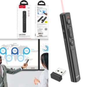 Pen Laser Pointer Presentation Bluetooth hoco GM201 - ប៊ិច​ព្រួញ​ឡាស៊ែរ​សម្រាប់​បទ​បង្ហាញ ប៊្លូធូស hoco GM201
