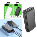 Power Bank 20000mAh hoco J123A - ថ្មជំនួយ hoco J123A 20000មីលីអំពែ