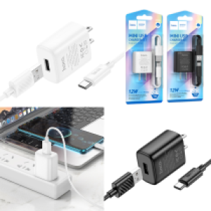 Power Charger hoco C134 2.4A 12W Set TypeC - ឆ្នាំងសាក​ ហូកូ C134 12W រុនមួយ ដុំសាកឈុតType-C