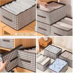 clothes fabric organiser  40*28*20cm - ប្រអប់ដាក់ឥវ៉ាន់​​ 40*28*20cm