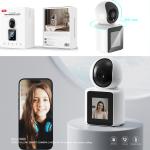 Camera Desk Wifi 360° 2M LCD XO CR03 1080p - កាមេរ៉ាសុវត្ថិភាព វ៉ាយហ្វាយ 2.4G 360° XO CR03 1080p