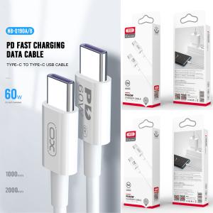 Cable Charger TypeC to TypeC XO NB-Q190A 60W 1M - ខ្សែសាក XO NB-Q190A C-C 60Wវ៉ាត់ 1ម៉ែត