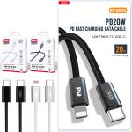 Cable Charger XO NB-Q206A PD20W (TypeC to iPhone) - ខ្សែសាក XO NB-Q206A 20 វ៉ាត់ (TypeC-iPhone)