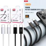 Cable Charger XO NB-Q206B(TYPE-C to TYPE-C 60W) - ខ្សែសាក XO NB-Q206B 60 វ៉ាត់ (TYPE-C to TYPE-C 60W)