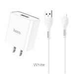 Power Charger Hoco C81 iPhone - ឆ្នាំងសាក​ ហូកូ C81 មានខ្សែអាយហ្វូន