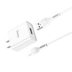 Power Charger Hoco C81 iPhone - ឆ្នាំងសាក​ ហូកូ C81 មានខ្សែអាយហ្វូន