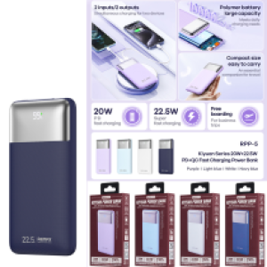 Power Bank Remax RPP-5(QC/PD)10000mAh - ថ្មជំនួយ Remax RPP-5(QC/PD)10000 មីលីអំពែ