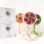 Fan Rechargeable Desk mini 15CM NO.XM66-39 - កង្ហាសាកភ្លើង លើតុ 1.5តឹក NO.XM66-39