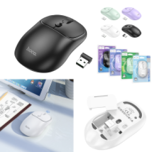 Mouse Wireless hoco GM25 wireless mouse - ម៉ៅអត់ប្រើខ្សែរ hoco GM25 ឥតខ្សែ