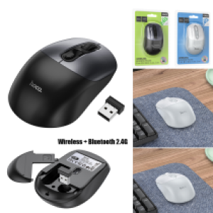 Mouse Wireless hoco GM28 2.4G wireless mouse - ម៉ៅអត់ប្រើខ្សែរ hoco GM28 2.4G ឥតខ្សែ