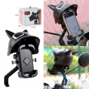 Holder Bicycle/Moto Mirror Hat Cat NO. K360-1 - ជើងចាប់ទូរសព្ទ័ ចាប់ដៃកញ្ចក់ម៉ូតូឬកង់មានមួក NO.K360-1
