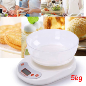 Scale​ kitchen 5kg/1g LCD KE-1 - ជញ្ចីងថ្លឹងគ្រឿងតេស 5kg/1g LCD KE-1
