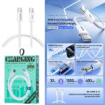 Cable Charger Remax RC-C010 Type-C to Type-C 30W - ខ្សែសាកស៊ីលីខូន Remax RC-C010 Type-C to TypeC 30W