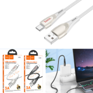 Cable Charger hoco U133 Type-C 1.2m - ខ្សែសាក ហូកូ​ U133 TypeC ប្រវែង1.2m