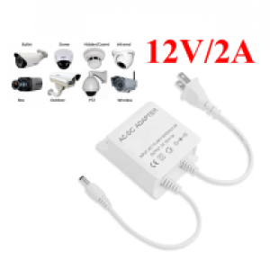 Power Supply CCTV Camera 12V/2A - ដុំភ្លើង កាមេរ៉ាសុវត្ថិភាព 12V/2A