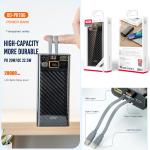 Power Bank XO PR196 PD20W/QC22.5W(TypeC/Lighting) 20000mAh - ថ្មជំនួយ XO PR196 PD20W/QC22.5W (Type-C/Lighting) 20000 មីលីអំពែ