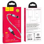 Cable Charger Magnetic hoco U90 iPhone - ខ្សែសាកភ្លើងក្បាលដែកឆក់ ហូកូ U90 អាយហ្វូន