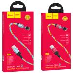 Cable Charger Magnetic hoco U90 iPhone - ខ្សែសាកភ្លើងក្បាលដែកឆក់ ហូកូ U90 អាយហ្វូន