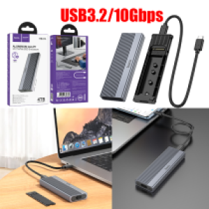 Hard Drive Box SSD M.2 hoco HB47A(USB3.2/10Gbps) - ប្រអប់ហាតឌីស SSD M2 hoco HB47A(USB3.2/10Gbps)