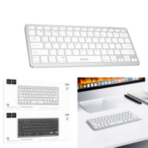 Keyboard Bluetooth+2.4G hoco GM32 2in1 - ឃីប៊ត ក្តារចុច Bluetooth+2.4G hoco GM32 2in1