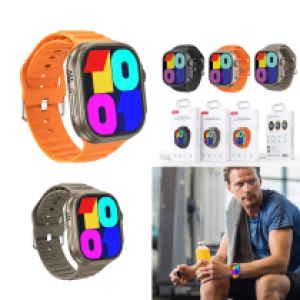 Smart Watch XO M10 Ultra9th(Call) - នាឡិកាឆ្លាតវៃ XO M10Ultra9th (Call)