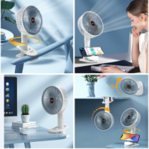 Fan Rechargeable 4in1 - កង្ហាសាកភ្លើង 4in1