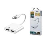 Converter TypeC to 2TypeC Remax RL-LA11a - ឌុយបំលែងកាស Type-C to 2Type-C Remax  RL-LA11a