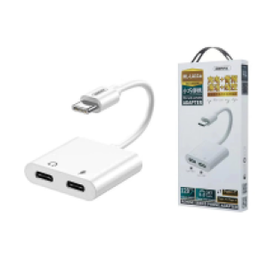 Converter TypeC to 2TypeC Remax RL-LA11a - ឌុយបំលែងកាស Type-C to 2Type-C Remax  RL-LA11a