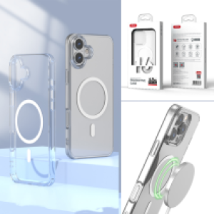 Case Clear TPU magnetic XO K13B iPhone 14 Pro Max - ស្រោមជ័រថ្លា មេដែកឆក់ XO K13B iPhone 14 Pro Max