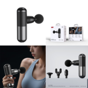 Massager Muscle Gun Rechargeable XO FG02 900mAh  - ម៉ាស្សាសាច់ដុំ រៀងកាំភ្លើង សាកថ្ម XO FG02 900mAh 
