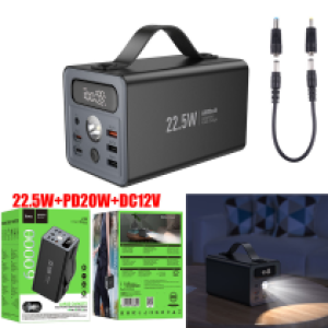 Power Bank hoco J138 60000mAh(22.5W+PD20W+DC12V) - ថ្មជំនួយ hoco J138(22.5W+PD20W+DC12V) 60000មីលីអំពែ
