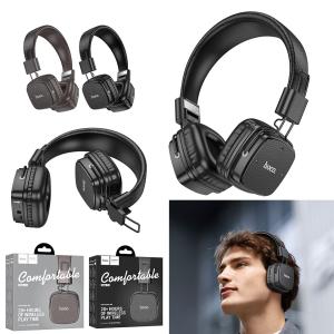 Headset Bluetooth hoco W56 - កាសប្ល៊ូធូសក្តោបត្រជៀក ហូកូ W56