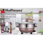Hot pot with steamer Hoffmans HM-3031 8.0L - ឆ្នាំងស៊ុបមានឡាំងសឹងដោតខ្សែភ្លើង HM-3031 8.0L