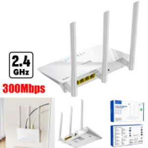 WiFi Router 2.4GHz hoco HI30 300Mbps - វ៉ាយហ្វាយ 2.4GHz hoco HI30 300Mbps