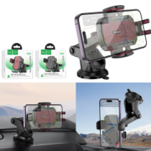 Holder Car Mount Windshield hoco H65 - ជើងចាប់ទូរសព្ទ័ ជាប់កញ្ចក់ឡាន ហូកូ​ H65