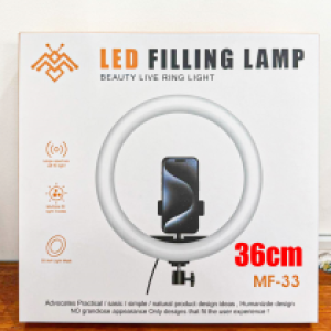 LED Selfie Ring Live 13 inch/33CM 1Clip MF-33 - អំពូលមូល ស៊ែលហ្វីMF33 ក្រចាប់3 ទំហំ33cm