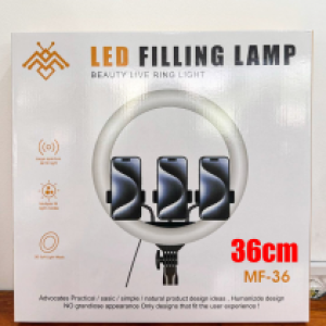 LED Selfie Ring Live 14inch/36cm 3Clip MF-36 - អំពូលមូល ស៊ែលហ្វី MF36 ក្រចាប់3 ទំហំ36cm