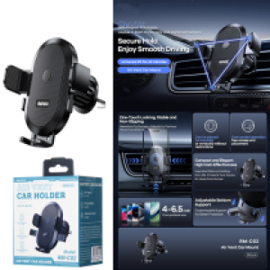 Holder Car Air condition Remax RM-C02 - ជើងចាប់ទូរសព្ទ័ក្នុងឡាន ស៊កម៉ាស៊ីនត្រជាក់ Remax RM-C02