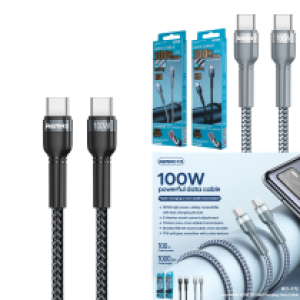 Cable Charger Remax RC-172 Type-C to Type-C 60W - ខ្សែសាកស៊ីលីខូន Remax RC-172 Type-C to TypeC 60W