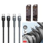 Cable Charger Remax RC-171 TypeC to iPhone 30W - ខ្សែសាកស៊ីលីខូន Remax RC-171 Type-C to Lightning 30W