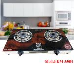 Big gas stove dual burner TORA KM-350h - ចង្ក្រានហ្គាសប្រើធុង-TORA KM-350h