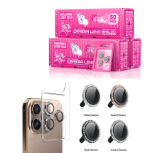 Lens Protector 3D Diamond LS-C02 iPhone 14Pro/14 pro max - ស្រ្គីនកញ្ចក់ កាមេរ៉ាម៉ូដពេជ្រLS-C02 iPhone 14Pro/14 pro max