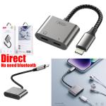 Converter Lightning to 2Lightning XO NB-R258A - ឌុយបំលែងកាសទៅកាសសំប៉ែតនិងសាកថ្ម XO NB-R258A