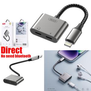 Converter Lightning to 2Lightning XO NB-R258A - ឌុយបំលែងកាសទៅកាសសំប៉ែតនិងសាកថ្ម XO NB-R258A