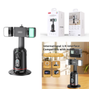Selfie Stick Tripod Auto Face Tracking XO SS16 dual light - ជើងត្រៃផត ដងថត រេតាមមុខ XO SS16 ភ្លើងផ្លាស 2