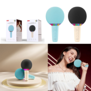 KaraOK Bluetooth Speaker XO BE50 Lollipop - មេក្រូការ៉ាអូខេ XO BE50 Lollipop