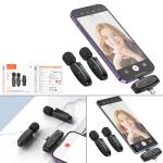 Microphone LIVE Wireless iPhone/TypeC hoco L15 - ក្បាលមេក្រូអត់ខ្សែ hoco S15 iPhone/Type-C