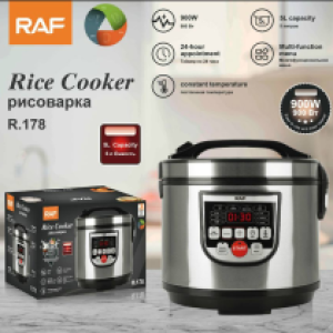 Rice cooker multifunction 5.0LRAF R.178 - ឆ្នាំងបាយអគ្គិសនីធ្វើបានច្រើនមុខ RAF​ R.178